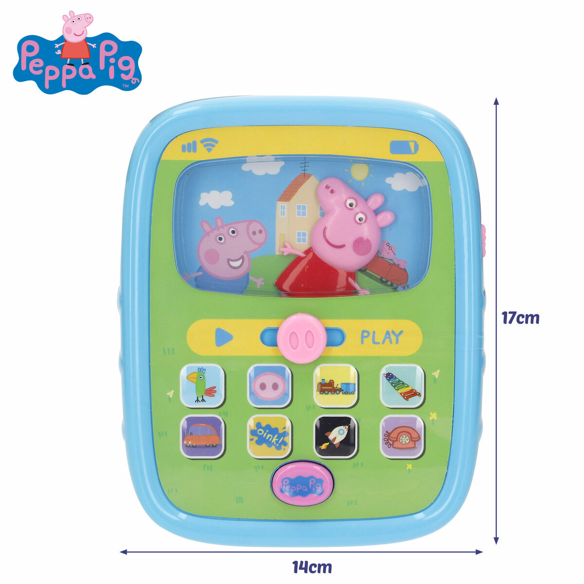 Teléfono de Aprendizaje Peppa Pig (6 Unidades)