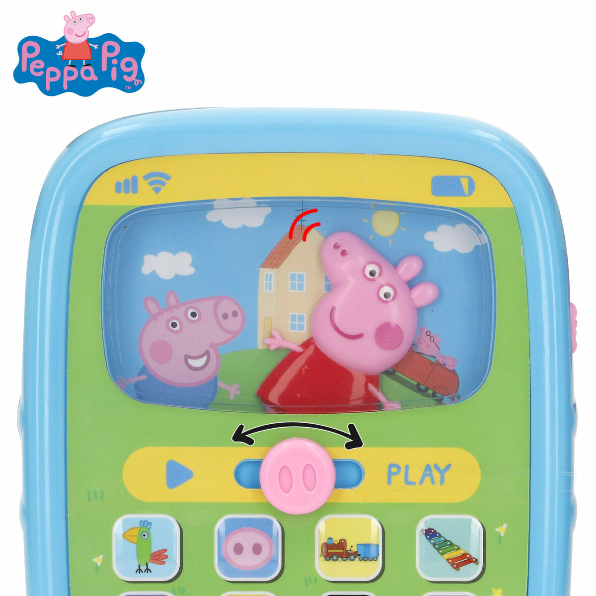 Teléfono de Aprendizaje Peppa Pig (6 Unidades)