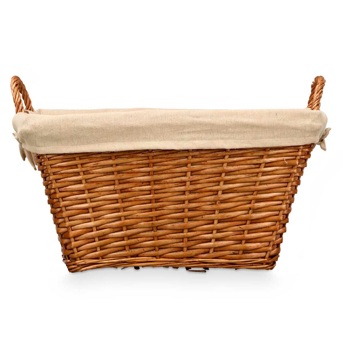 Cesta Multiusos Kipit Natural Poliéster Algodón Mimbre (12 Unidades)