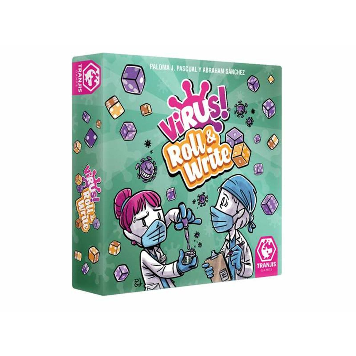 Juego de Mesa Tranjis Games Virus! Roll & Write
