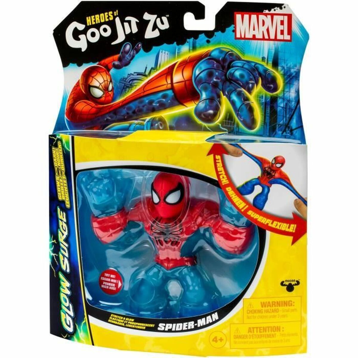 Figura de Acción Spiderman Glow Surge
