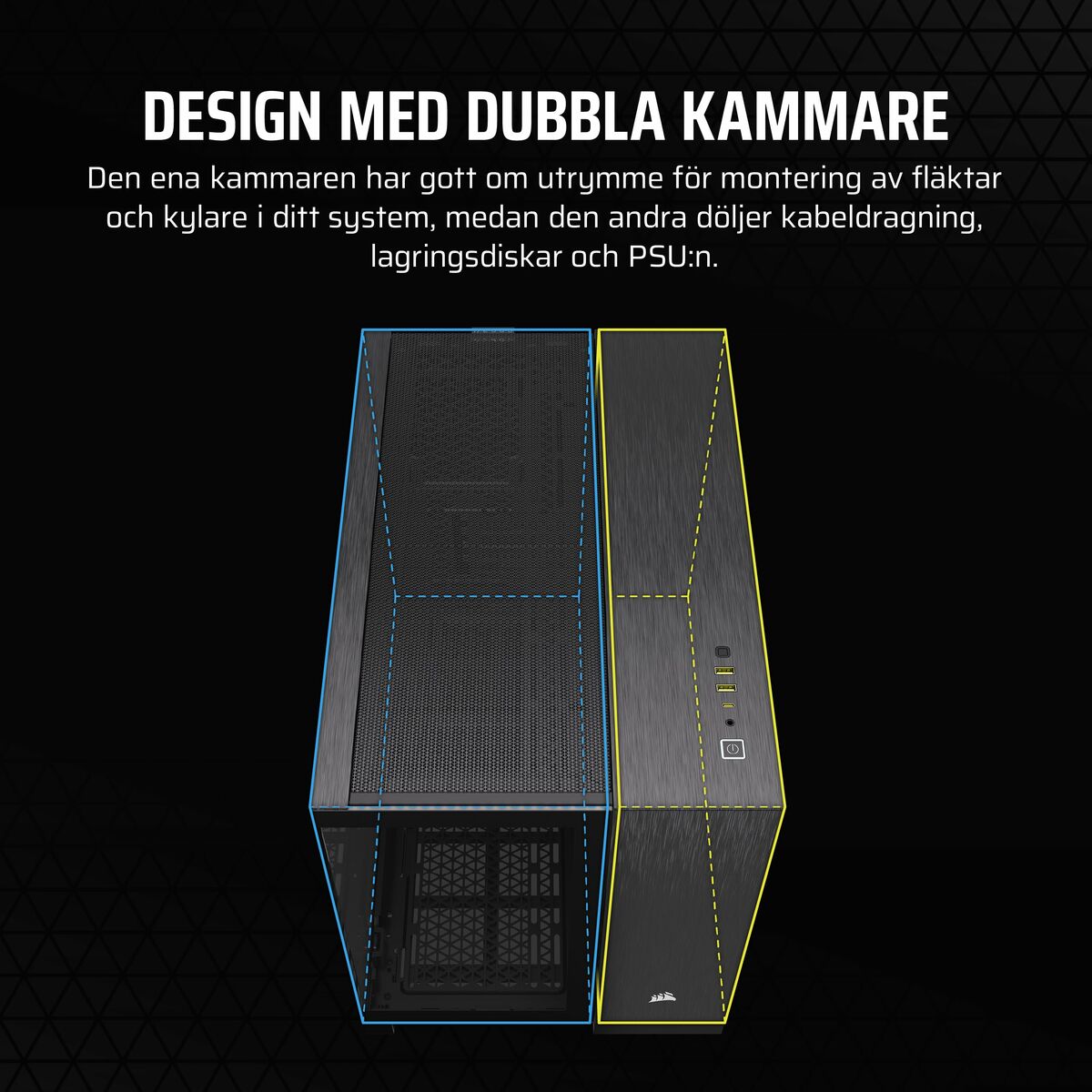 Caja Semitorre ATX Corsair Negro