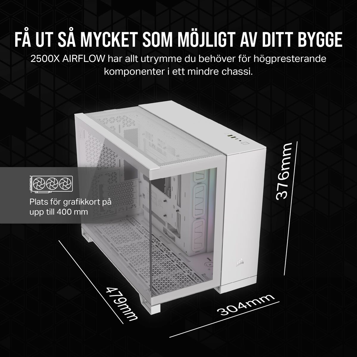 Caja Semitorre ATX Corsair Blanco