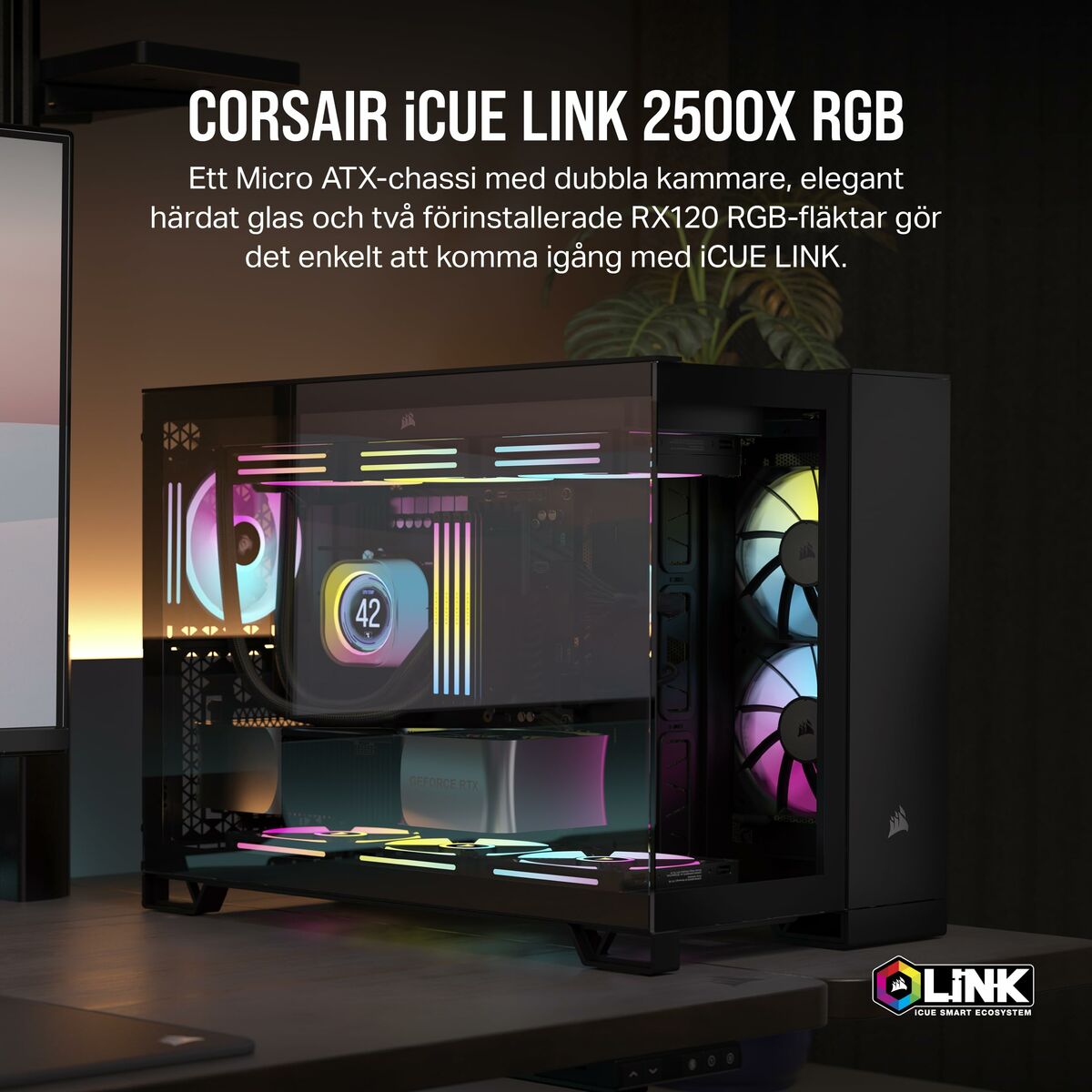 Caja Semitorre ATX Corsair Negro