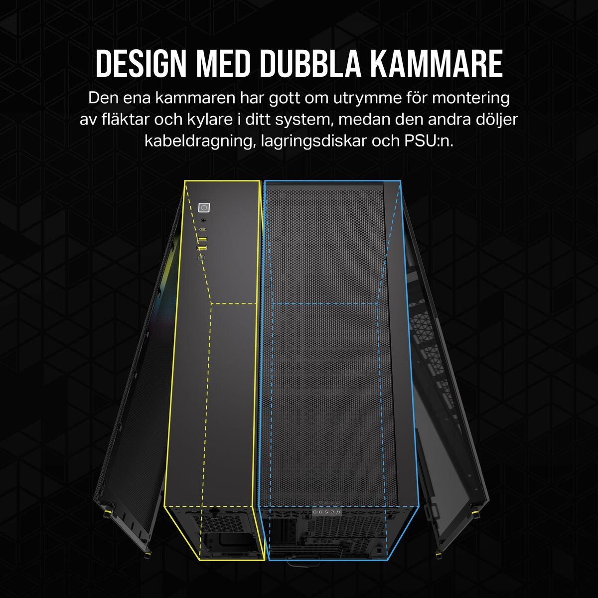 Caja Semitorre ATX Corsair Negro