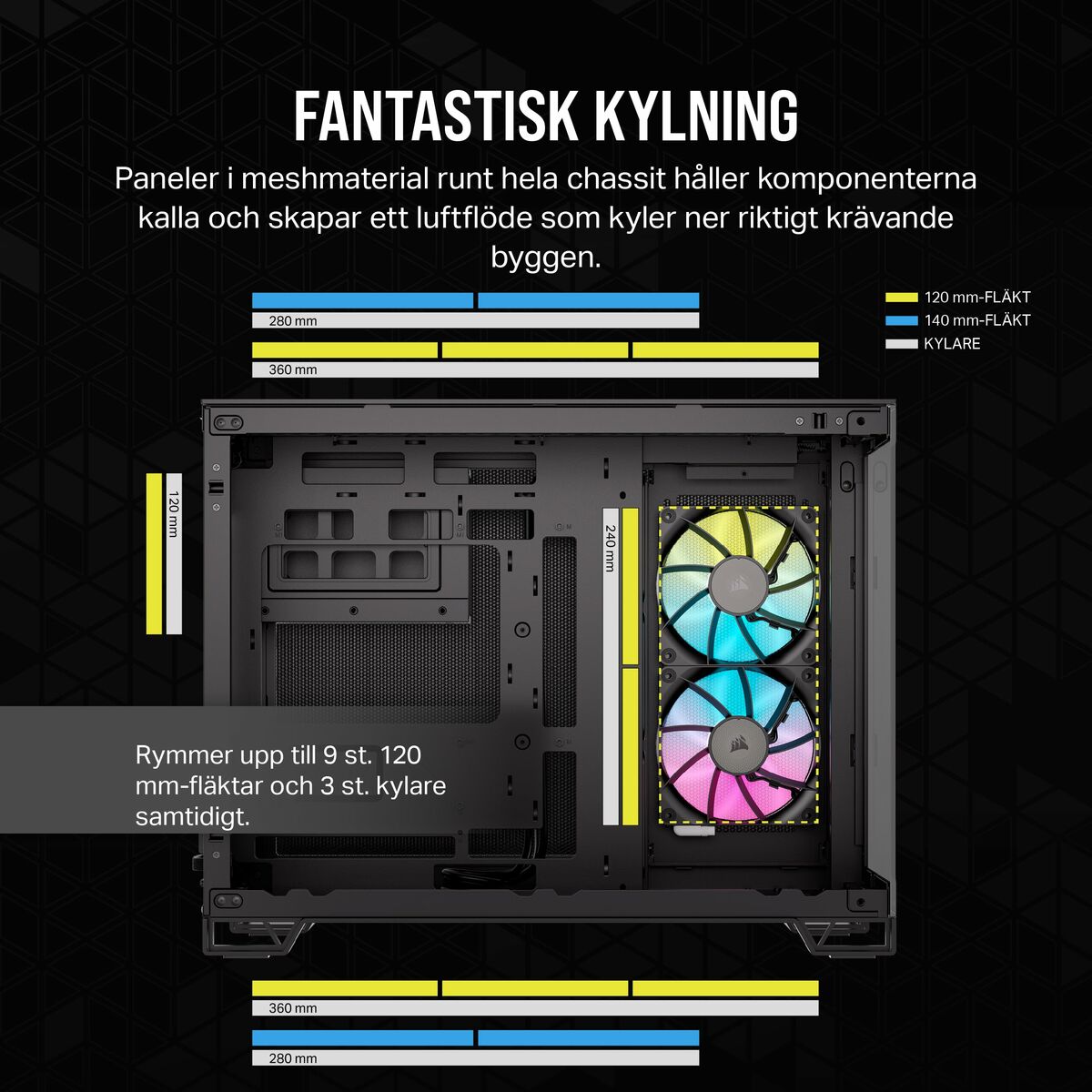 Caja Semitorre ATX Corsair Negro