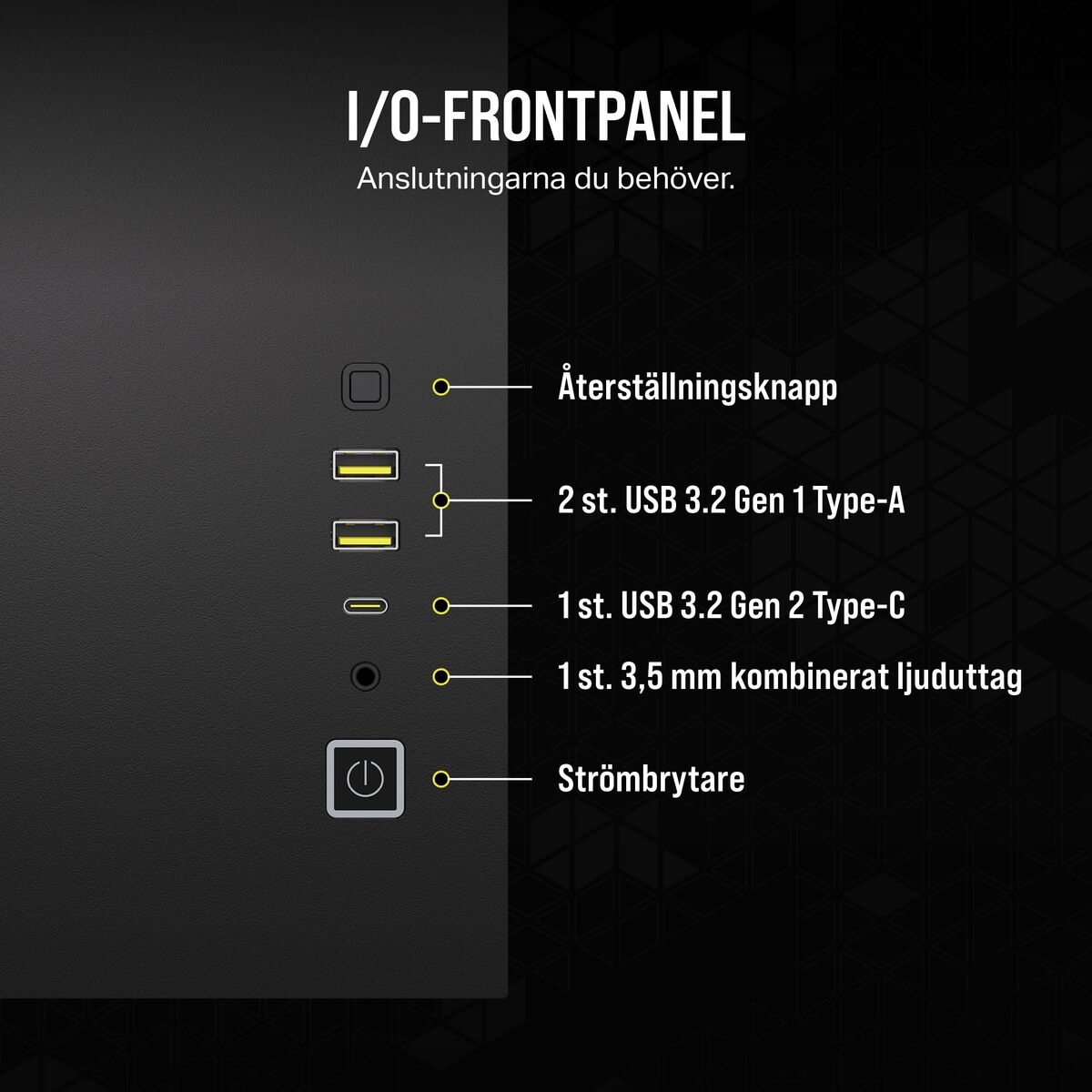 Caja Semitorre ATX Corsair Negro