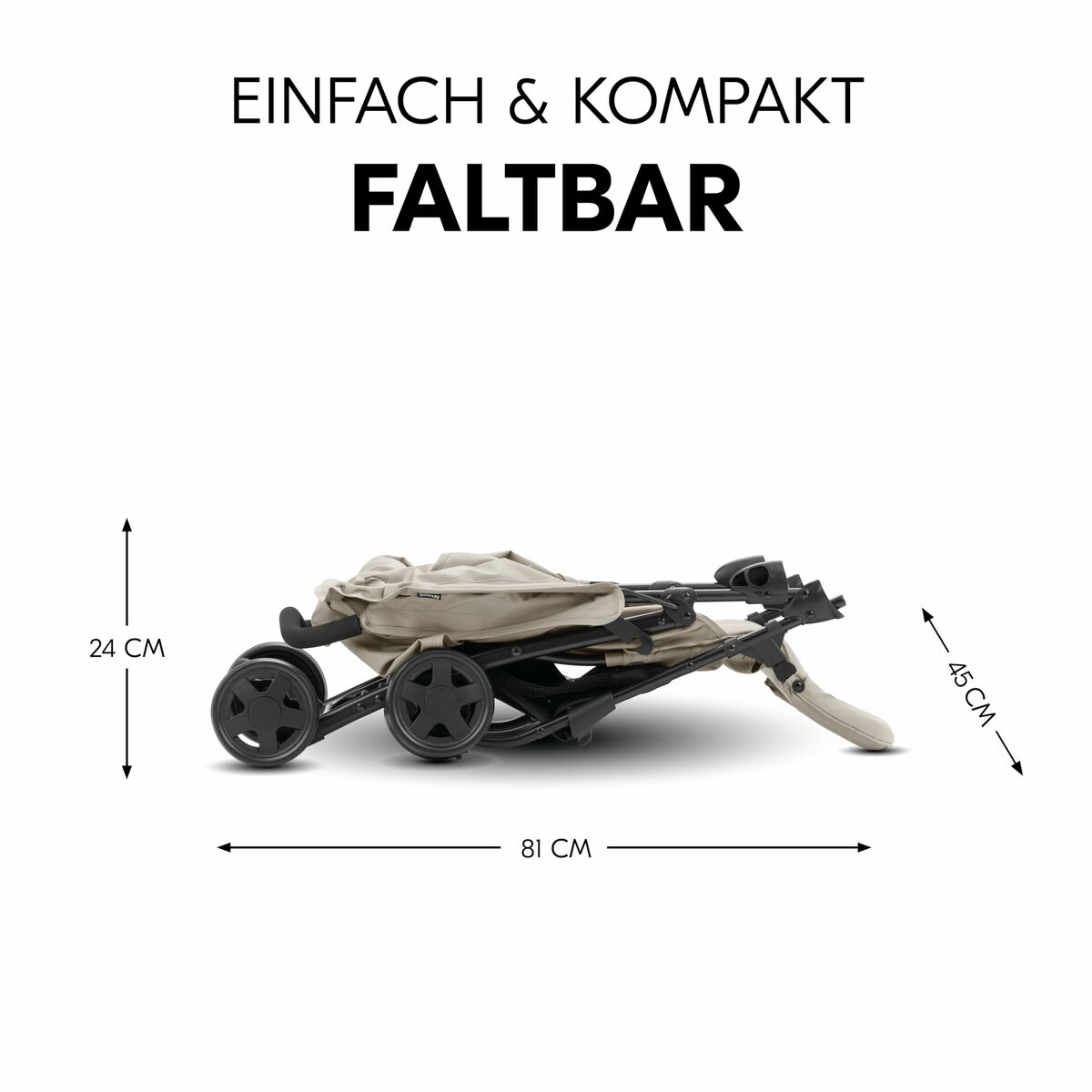 Carro de Paseo para Bebé Hauck Beige