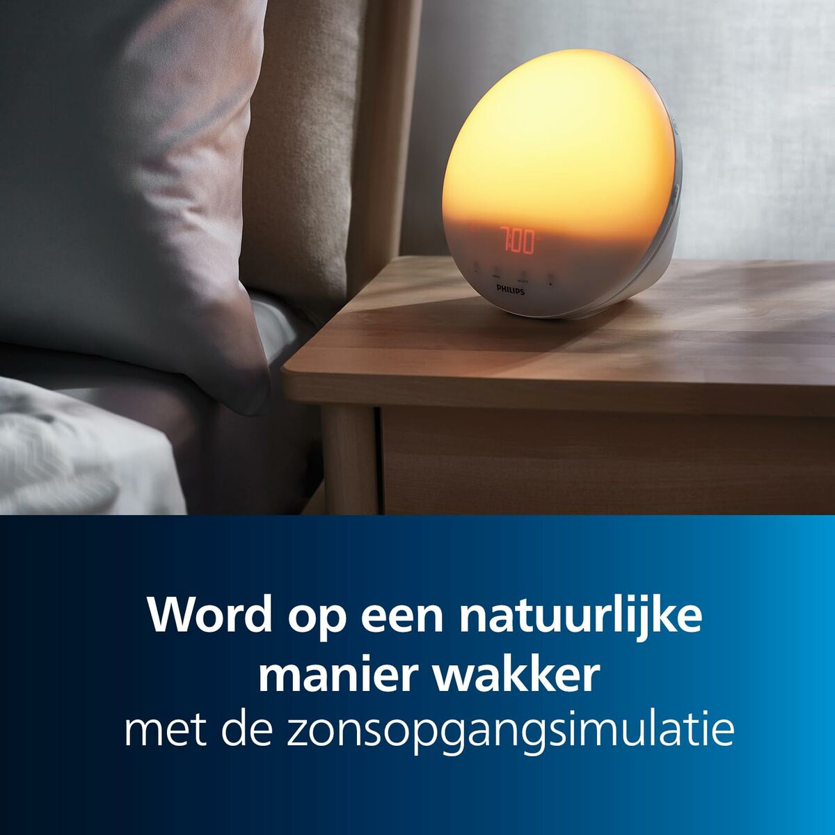 Despertador Amanecer con Altavoz Philips