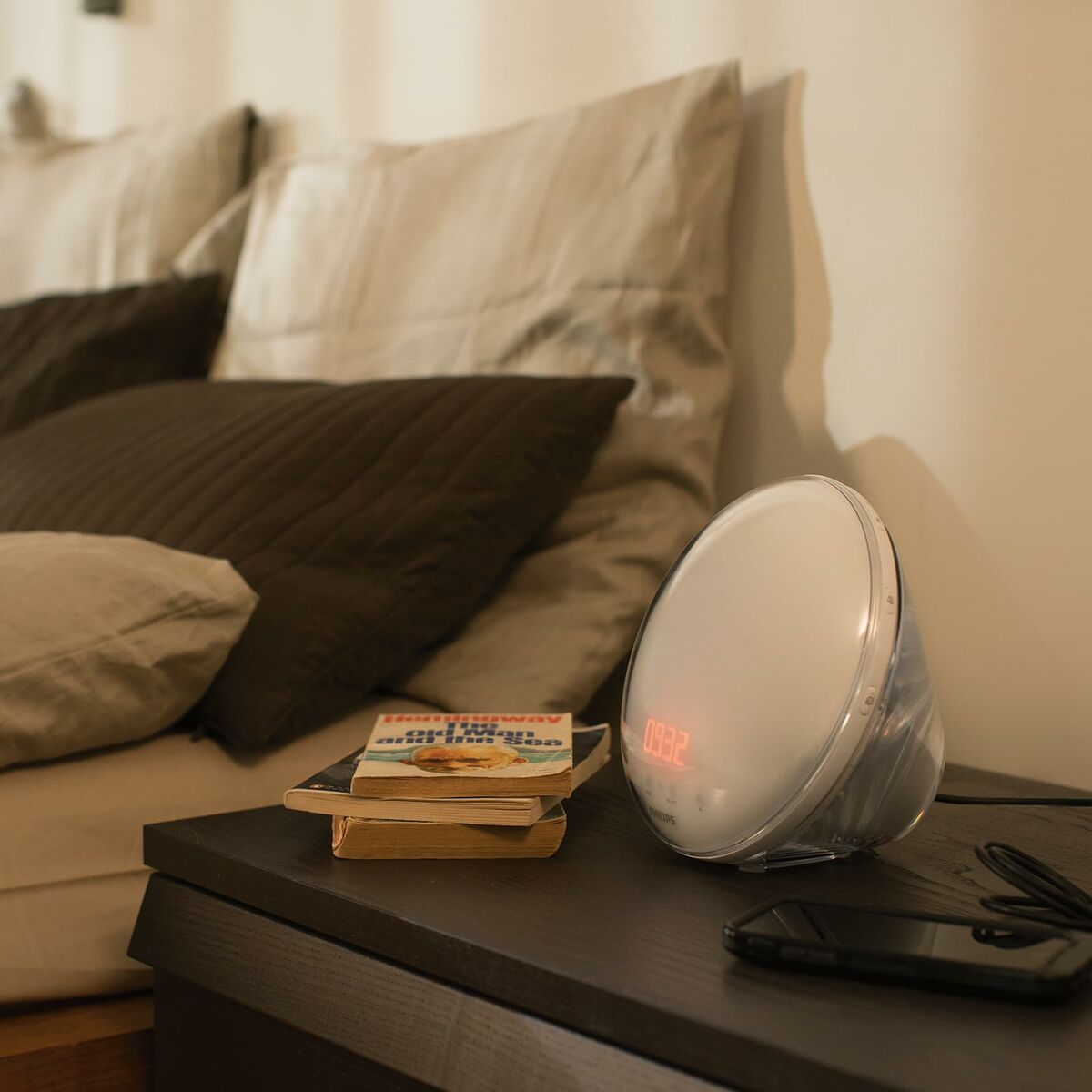 Despertador Amanecer con Altavoz Philips