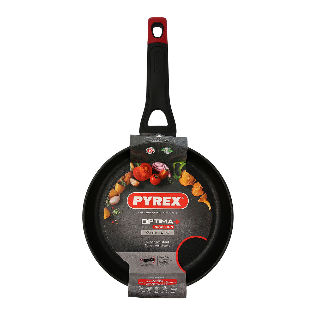 Sartén Pyrex Negro Aluminio Ø 24 cm