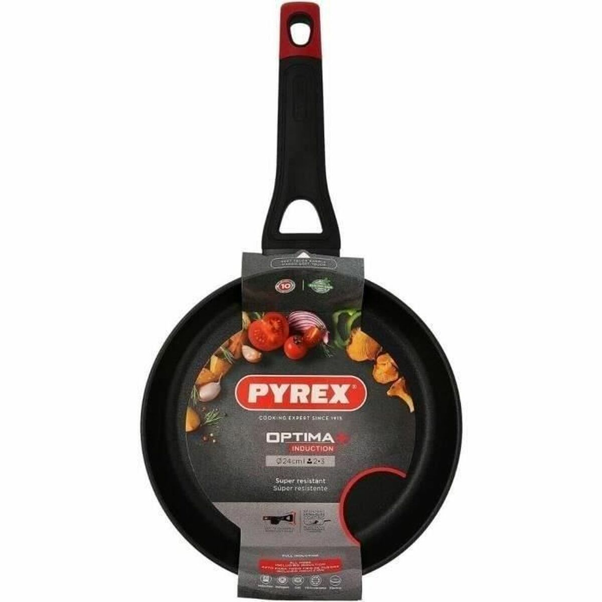 Sartén Pyrex Negro Aluminio Ø 24 cm