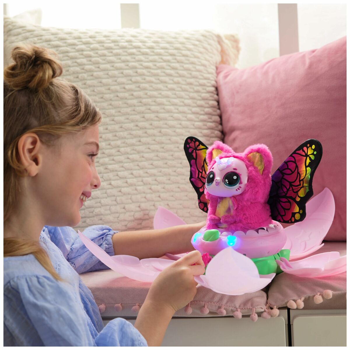 Mascota Interactiva Spin Master Bloomable Kittyfly