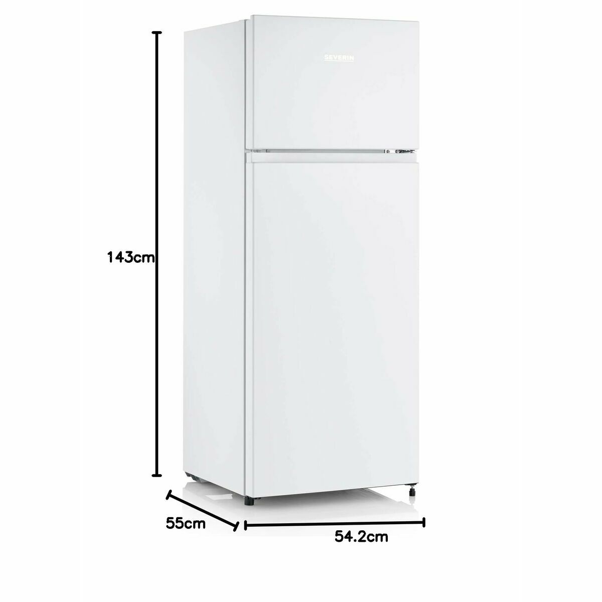Frigorífico combinado Severin DT8760      143 206 L Blanco