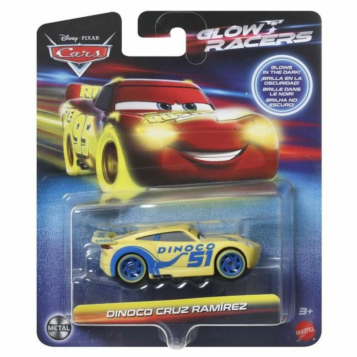 Vehículo Mattel Night Racing