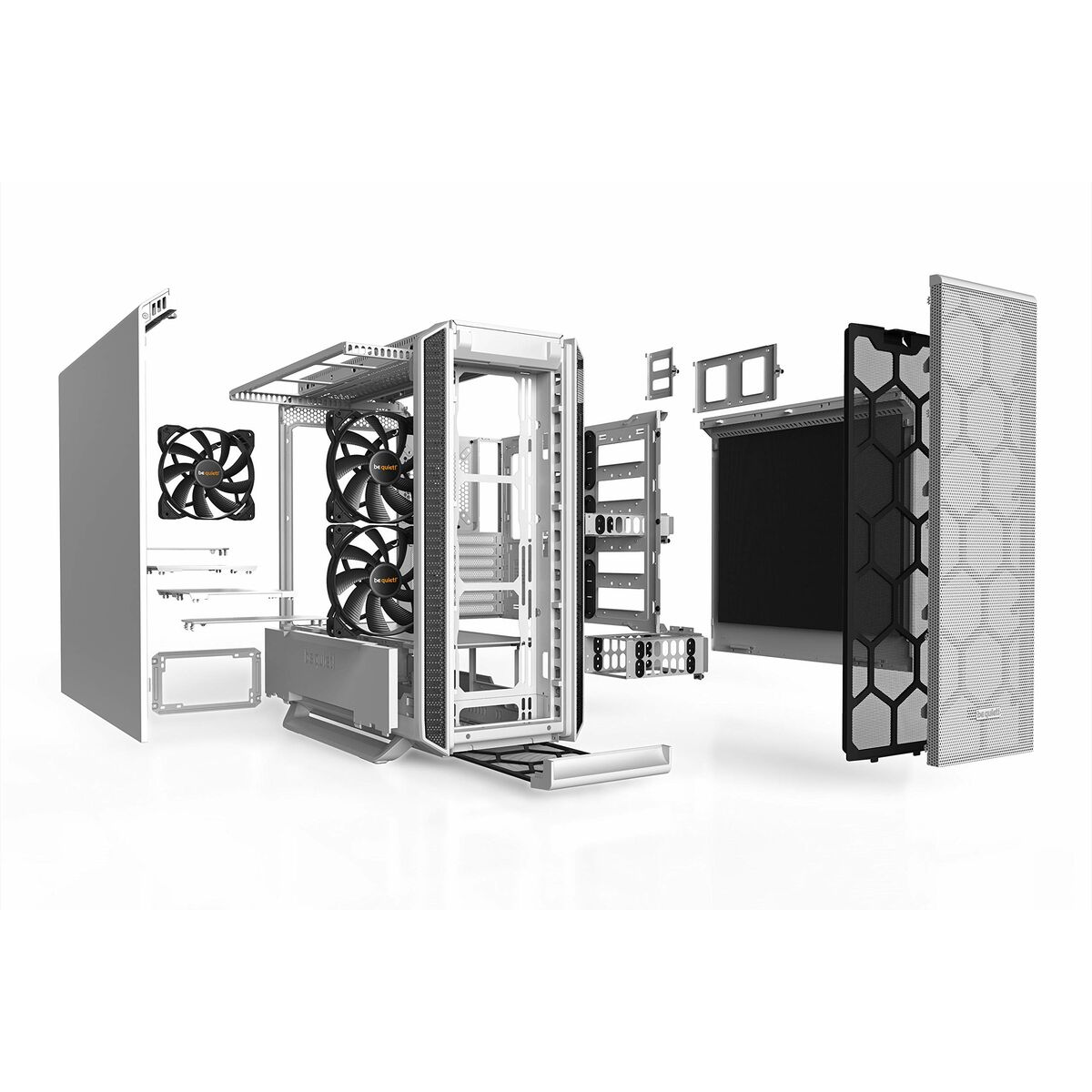 Caja Semitorre ATX Be Quiet! Blanco