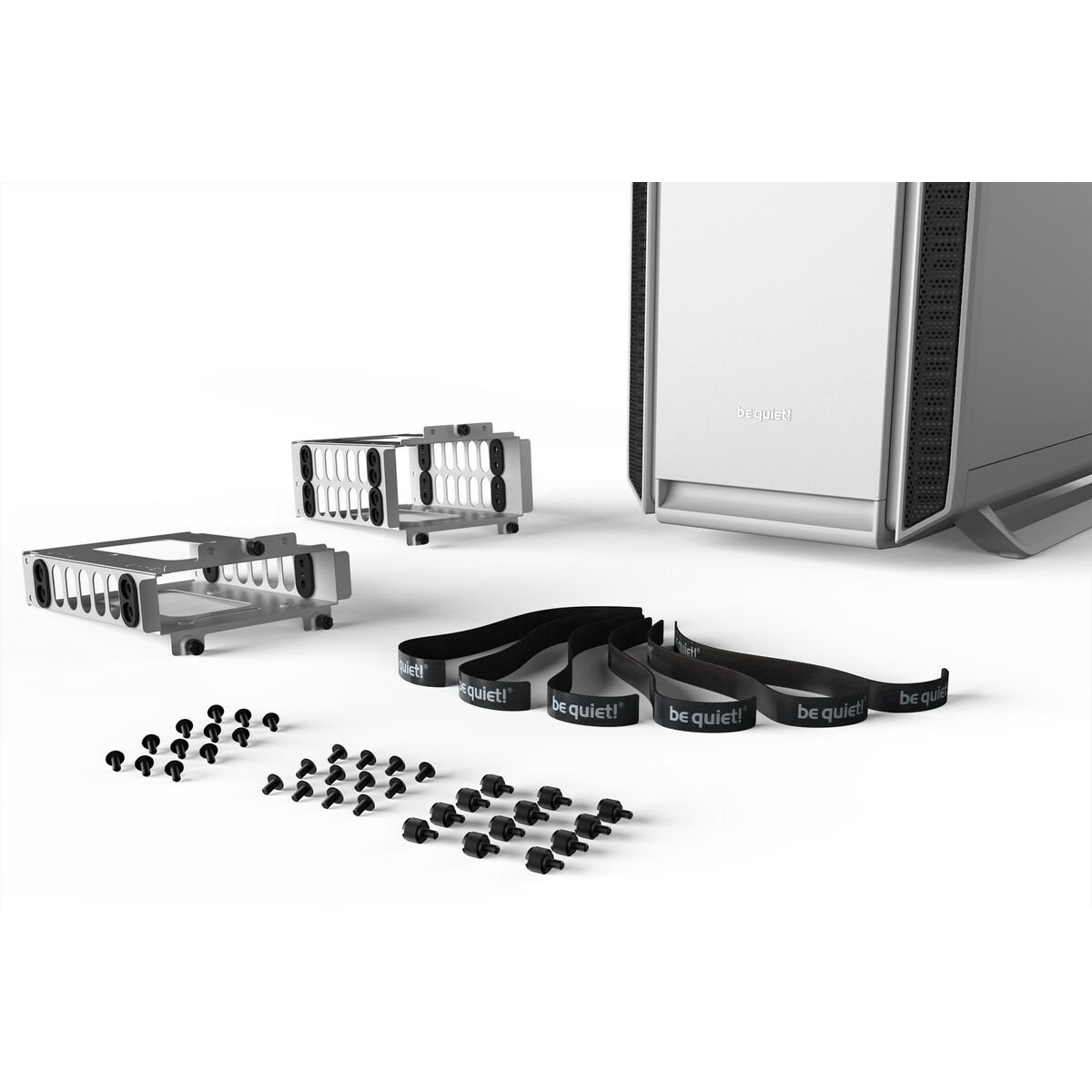 Caja Semitorre ATX Be Quiet! Blanco