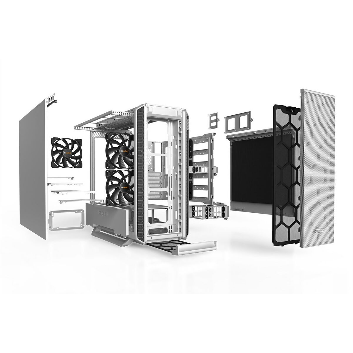 Caja Semitorre ATX Be Quiet! Blanco