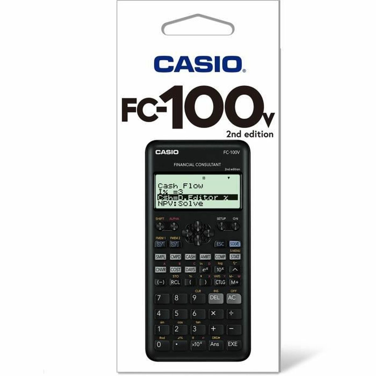 Calculadora Científica Casio FC-100V Negro