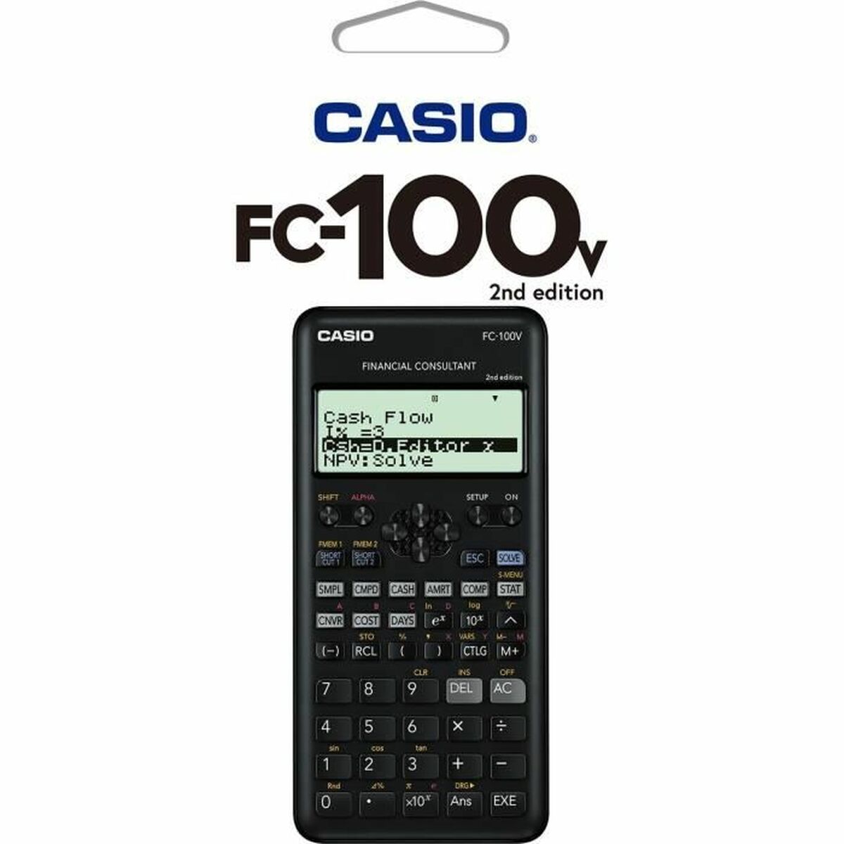Calculadora Científica Casio FC-100V Negro