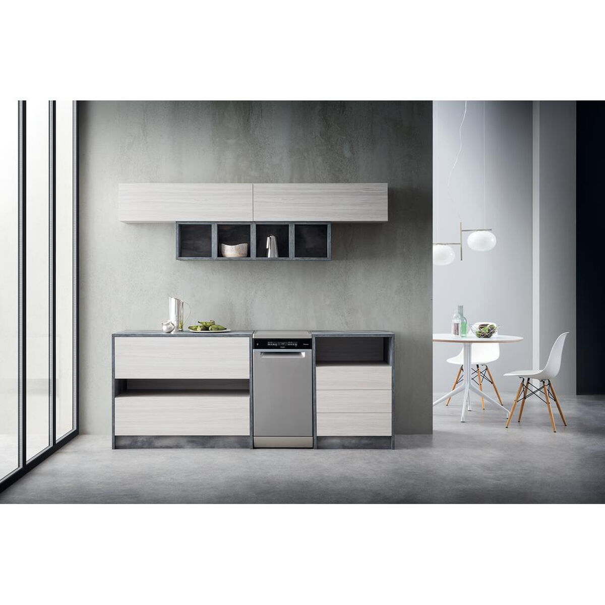 Lavavajillas Whirlpool Corporation WSFO3023PFX Acero 45 cm