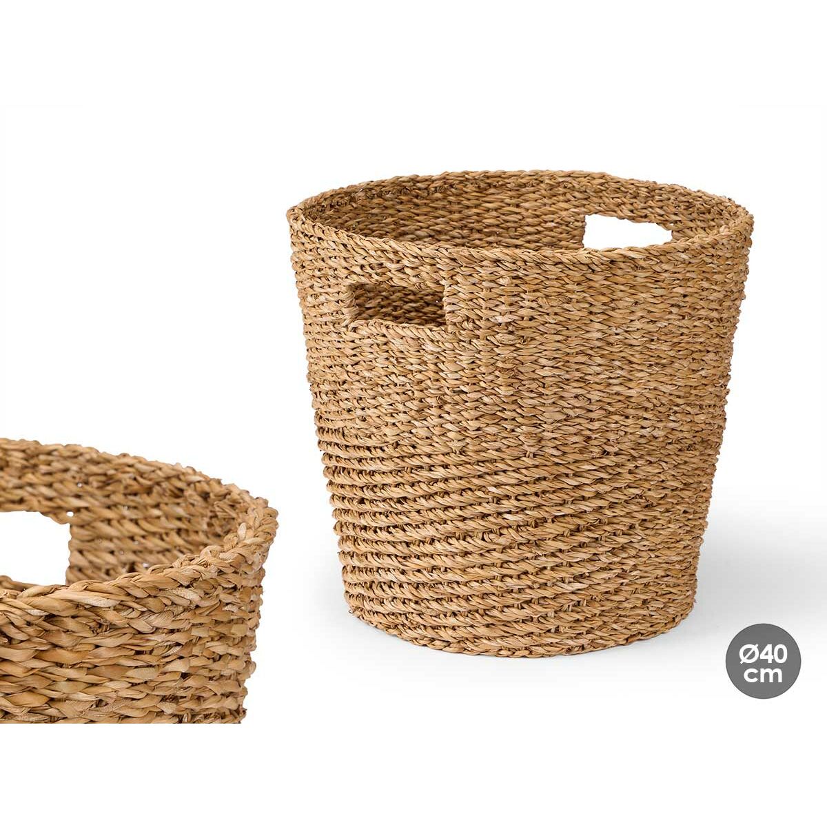 Cesto Gift Decor Marrón Algas marinas (2 Unidades)