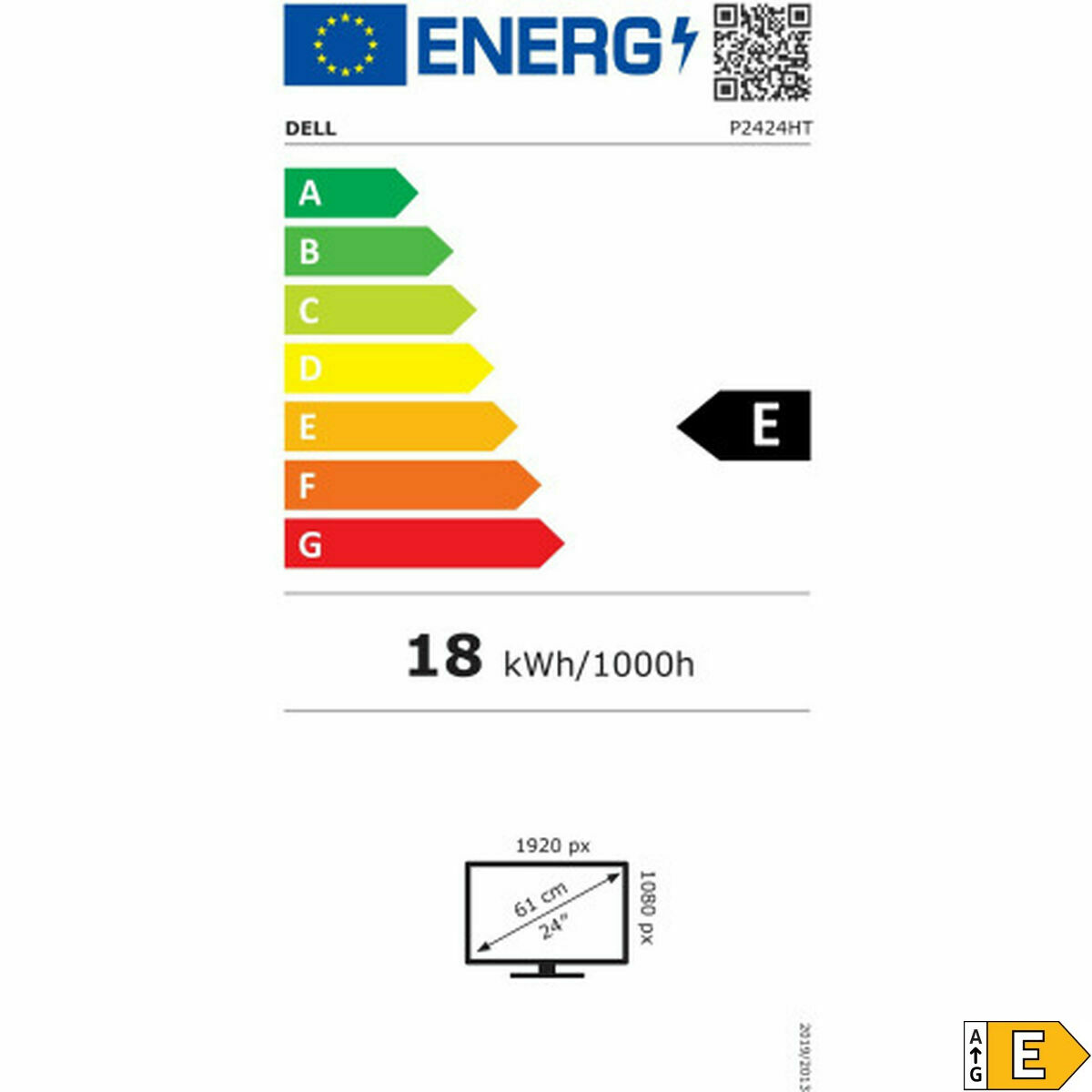 Monitor Dell P2424HT Full HD 23,8"