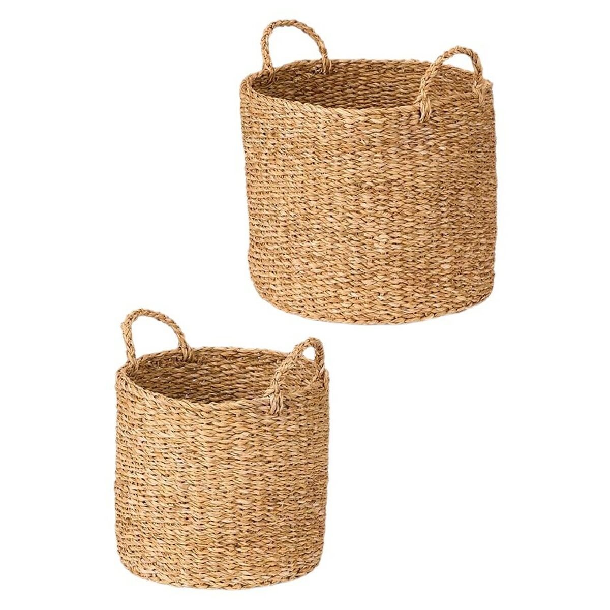 Juego de Cestos Gift Decor Marrón Algas marinas 2 Piezas (2 Unidades)