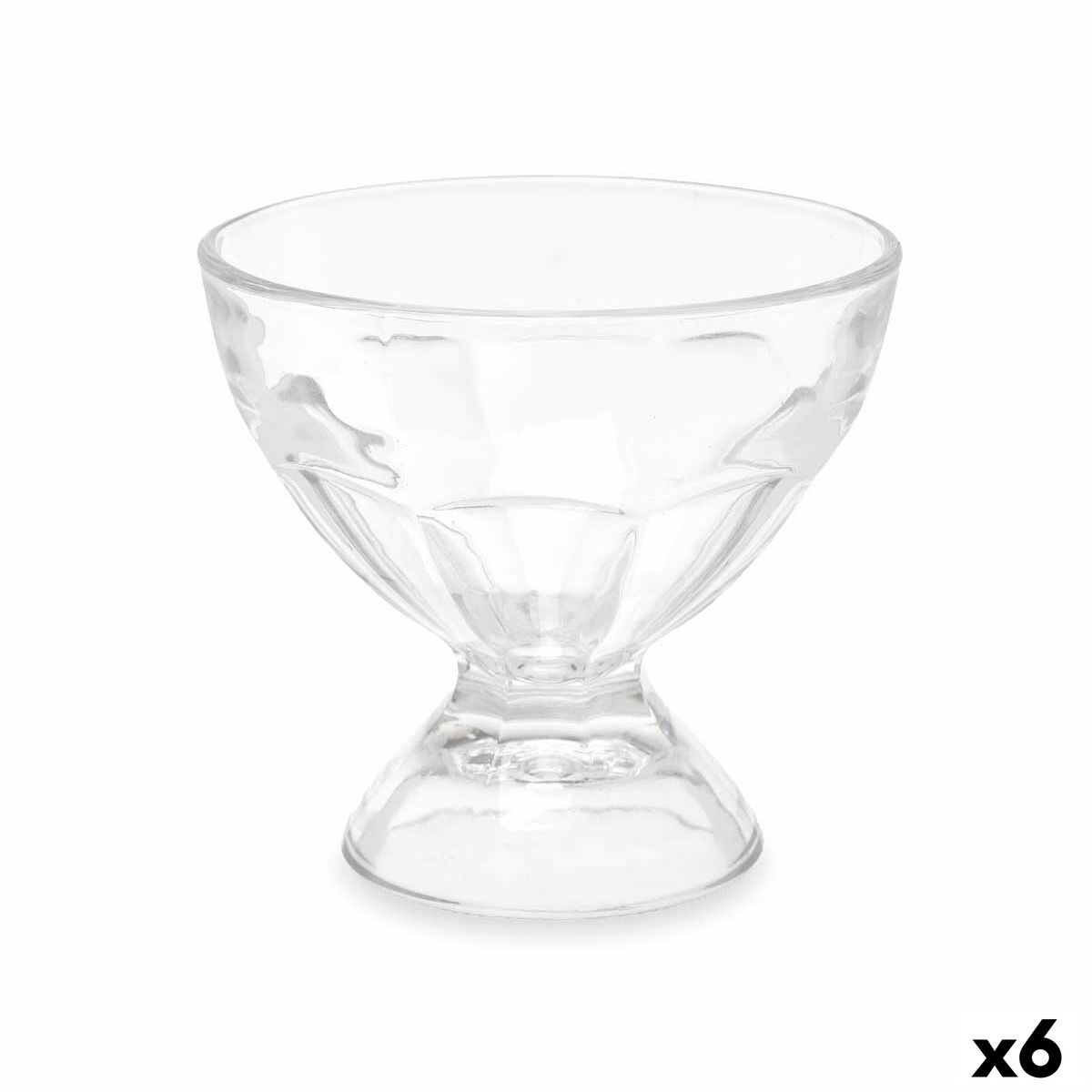 Copa de Helados y Batidos Vivalto Transparente Vidrio 280 ml (6 Unidades)