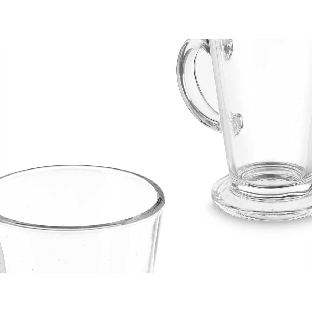 Vaso de Cristal Vivalto CAFE LATTE Transparente Vidrio 280 ml (6 Unidades)