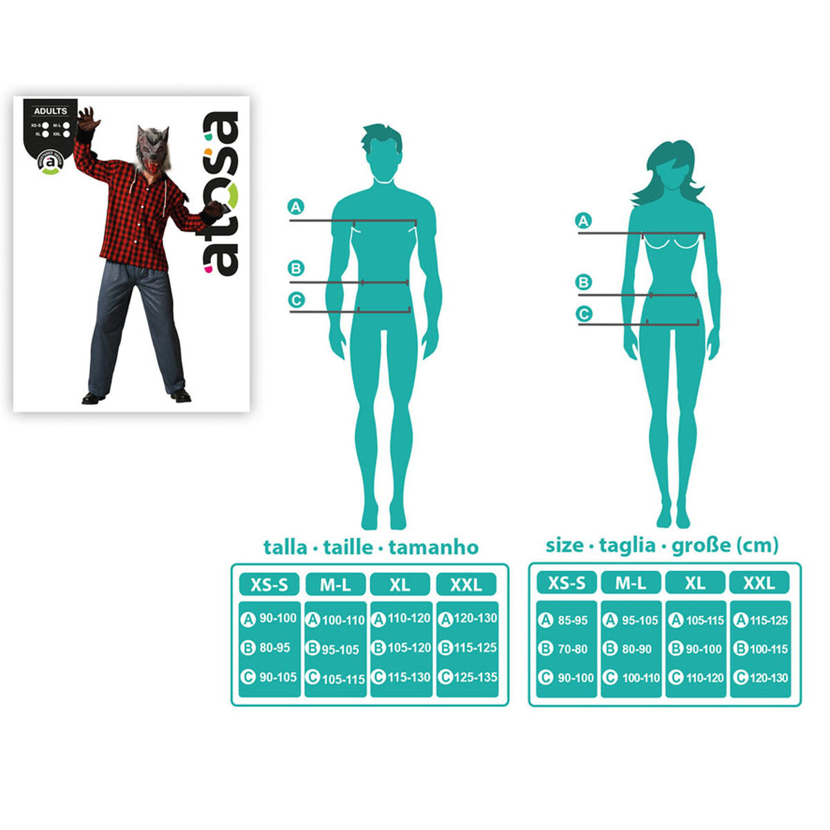 Disfraz para Adultos Hombre lobo Halloween