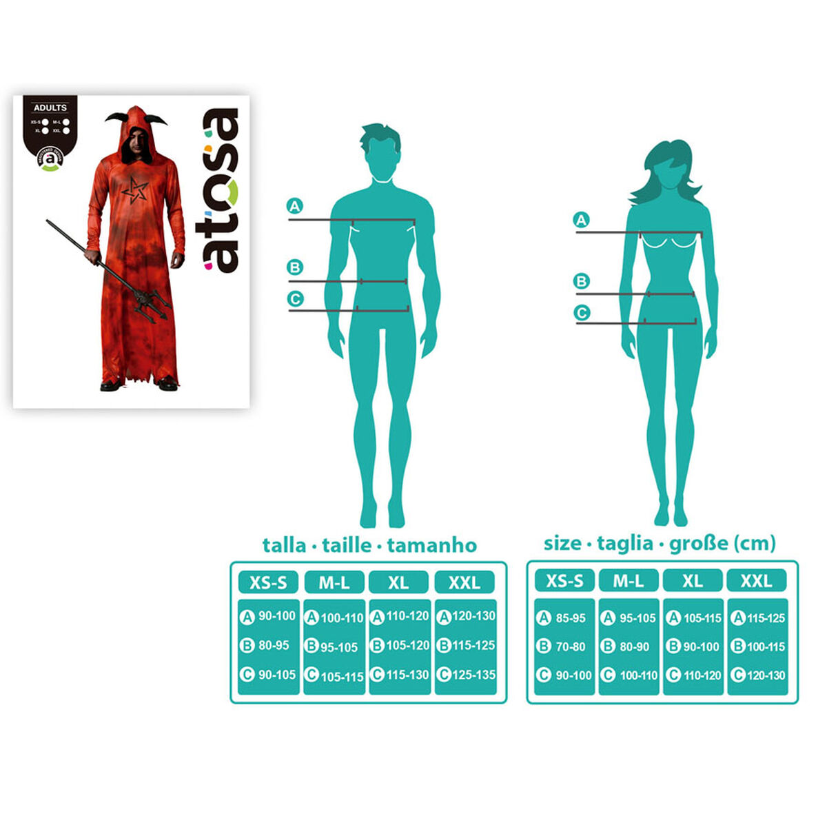 Disfraz para Adultos Demonio Halloween