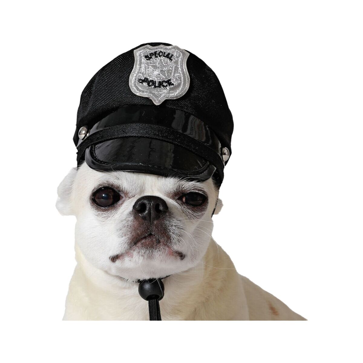 Disfraz para Perro Negro Gorro Policía