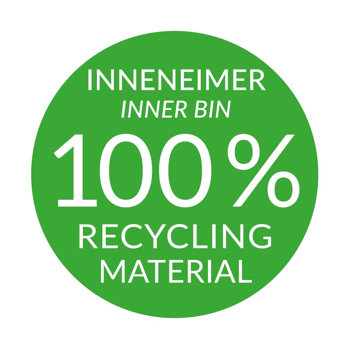 Cubo de basura Hailo Multi-Box duo L Blanco Gris Crema Acero Plástico 2 cajones 14 L Integrable (2 Unidades)