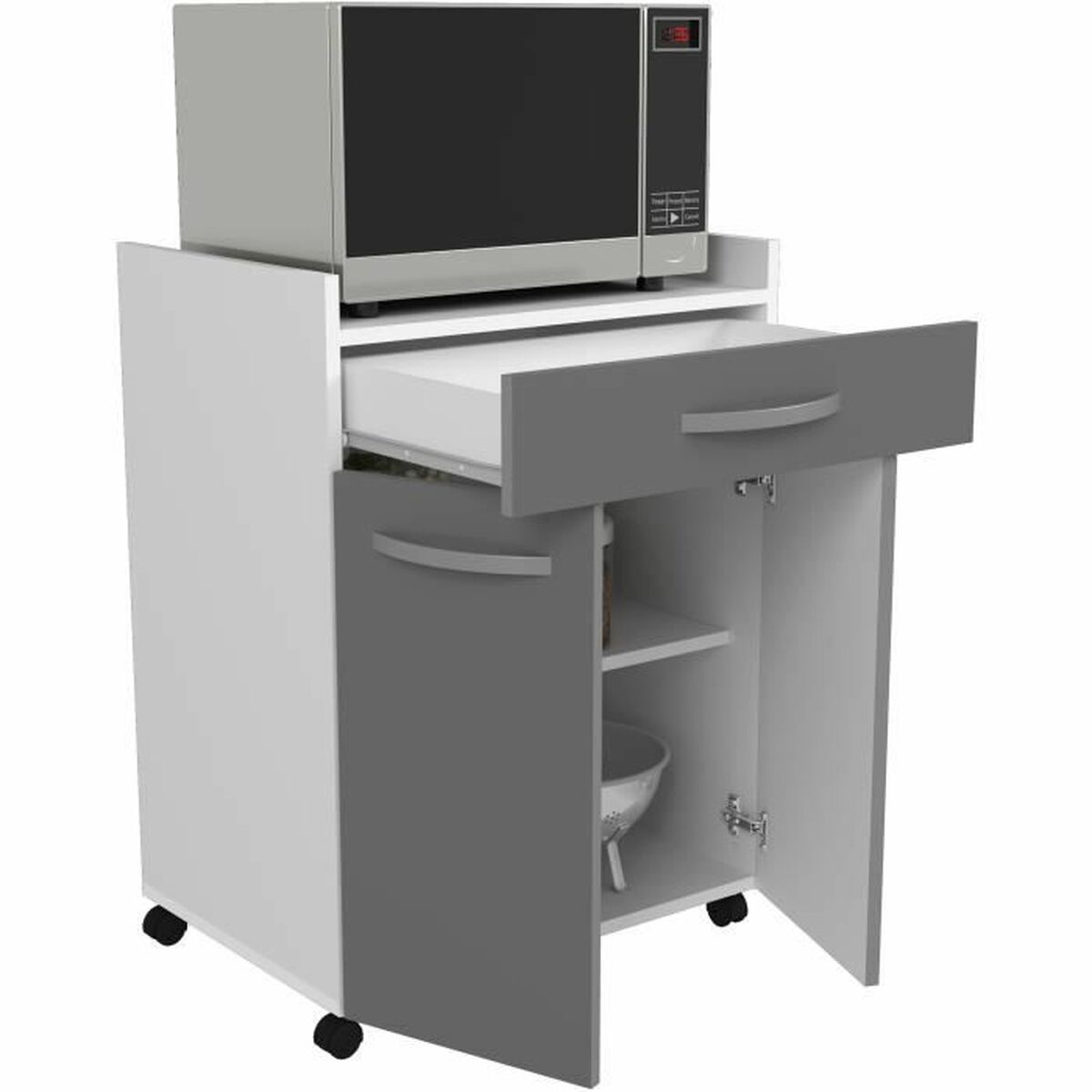 Mueble Auxiliar Oslo Gris 60 x 44 x 81 cm