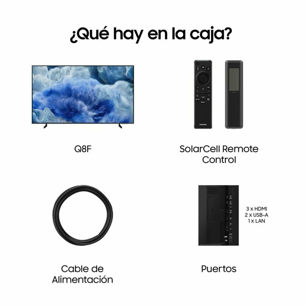 Smart TV Samsung TQ65Q8FAAUXXC 65" (65") 4K Ultra HD (4K Ultra HD) HDR QLED (HDR) (QLED)