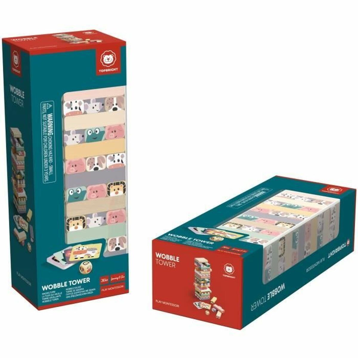 Juego de habilidad TOP BRIGHT Seesaw Tower