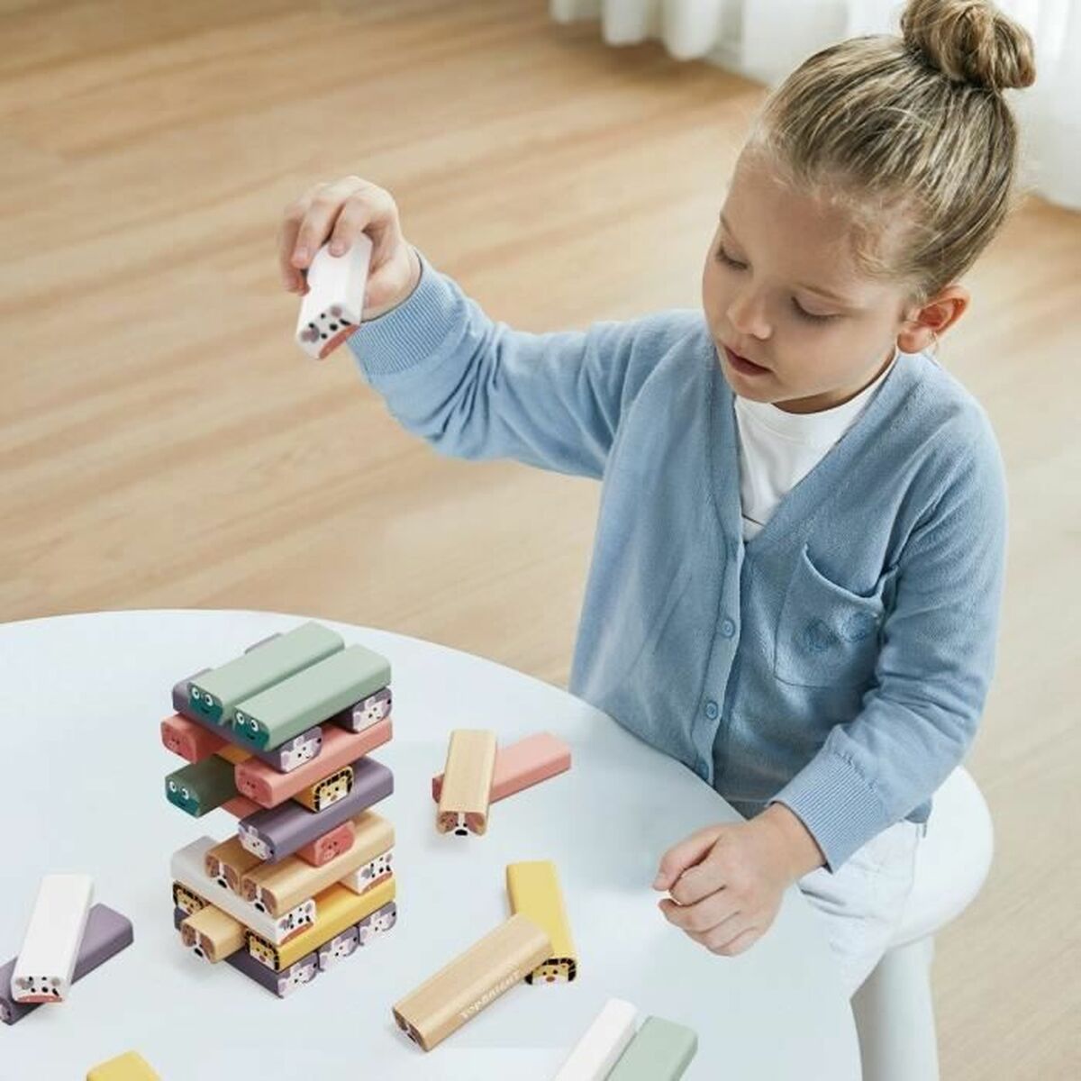 Juego de habilidad TOP BRIGHT Seesaw Tower