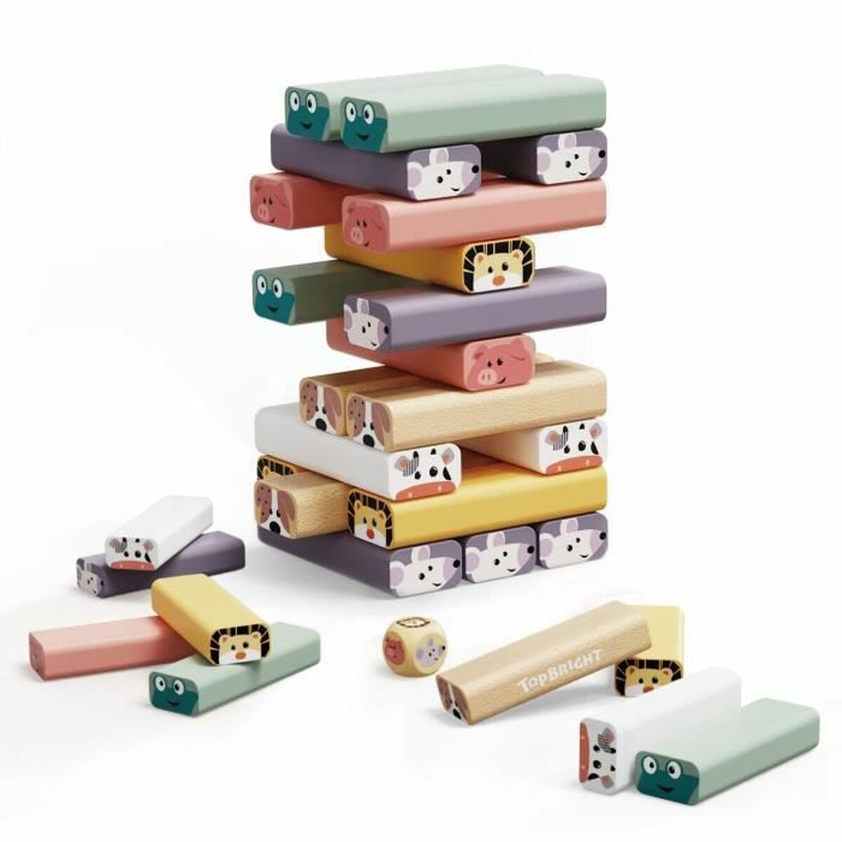 Juego de habilidad TOP BRIGHT Seesaw Tower