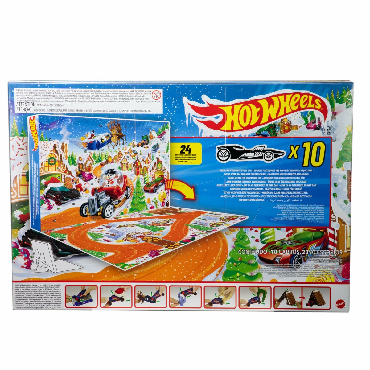 Calendario de Adviento Hot Wheels Metal Plástico Deportes