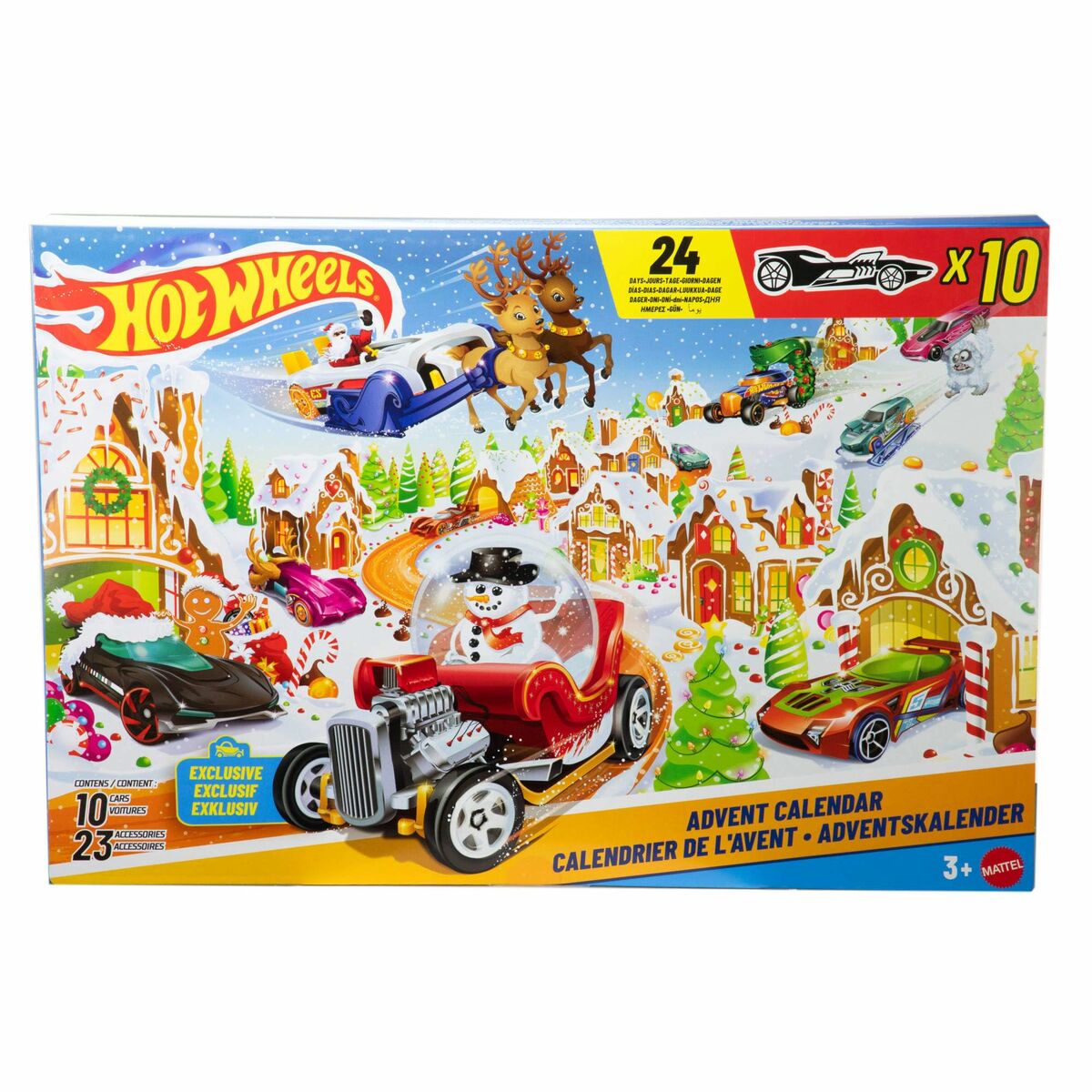 Calendario de Adviento Hot Wheels Metal Plástico Deportes