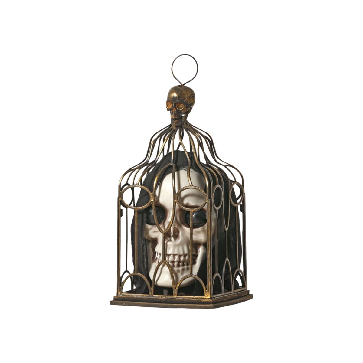 Decoración para Halloween Calavera 33 x 17 x 17 cm Blanco