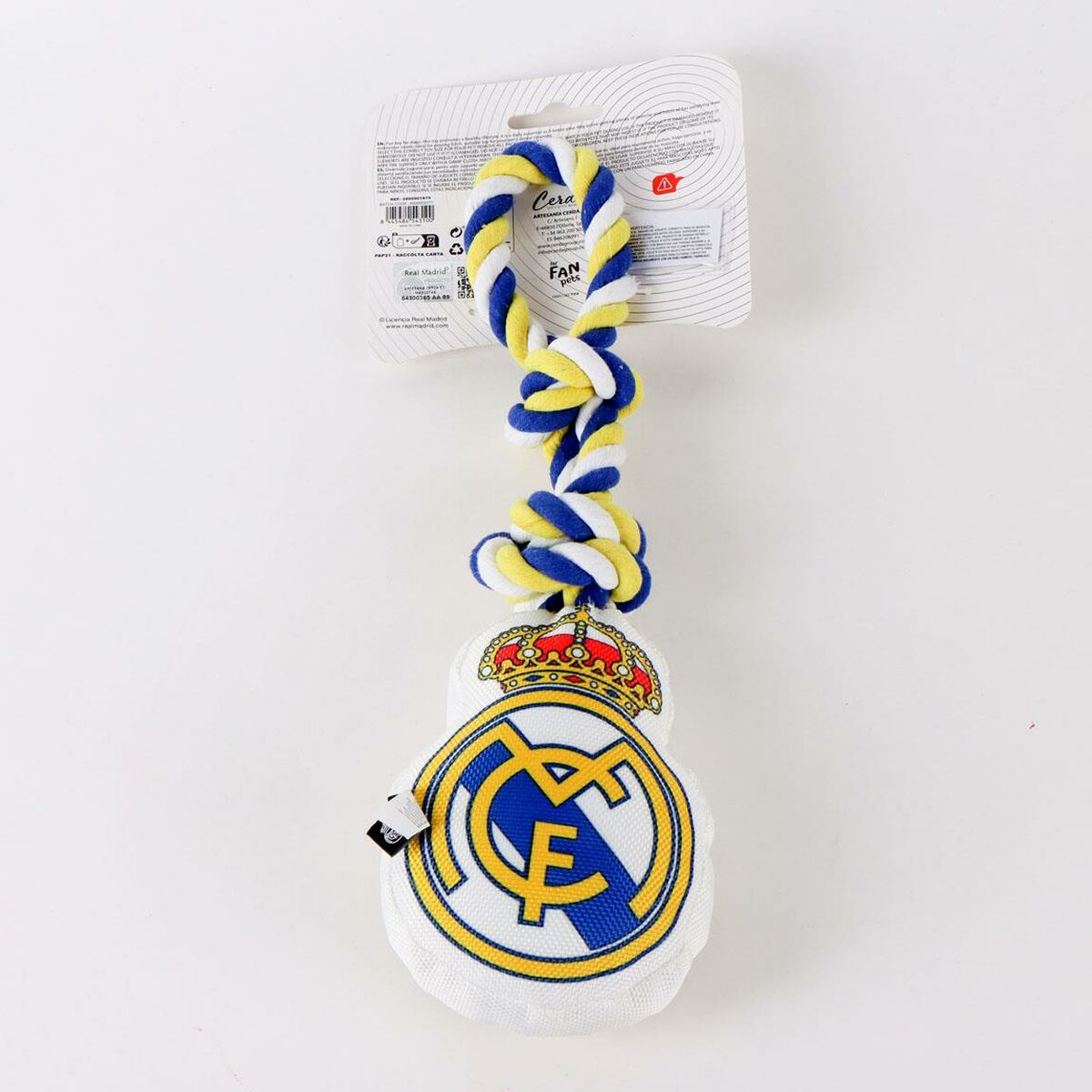 Juguete para perros Real Madrid C.F. 15 x 33 x 10 cm