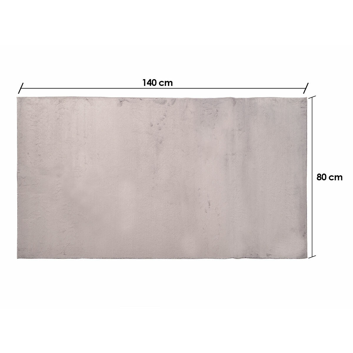 Alfombra Gift Decor Soft Gris 140 x 80 cm (9 Unidades)