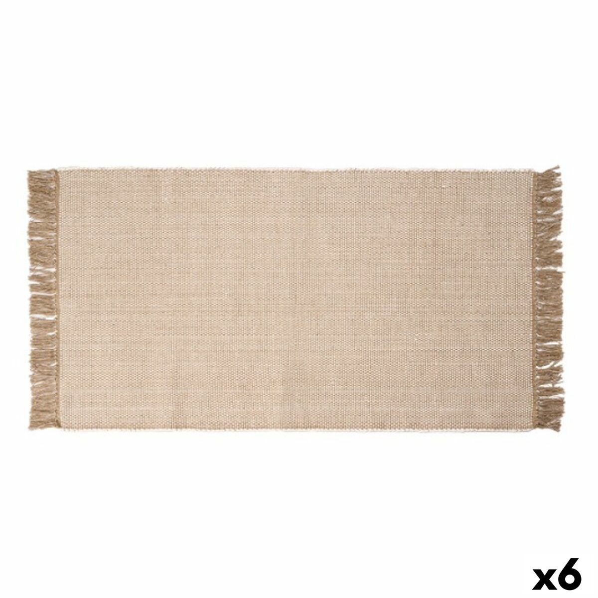 Alfombra Gift Decor Beige 140 x 80 cm (6 Unidades)