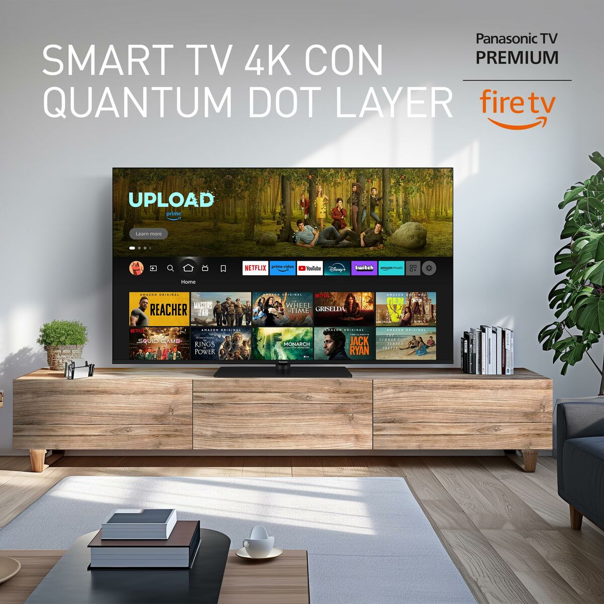 Smart TV Panasonic TV65W80AEZ 4K Ultra HD 65" LED HDR QLED (Reacondicionado A)