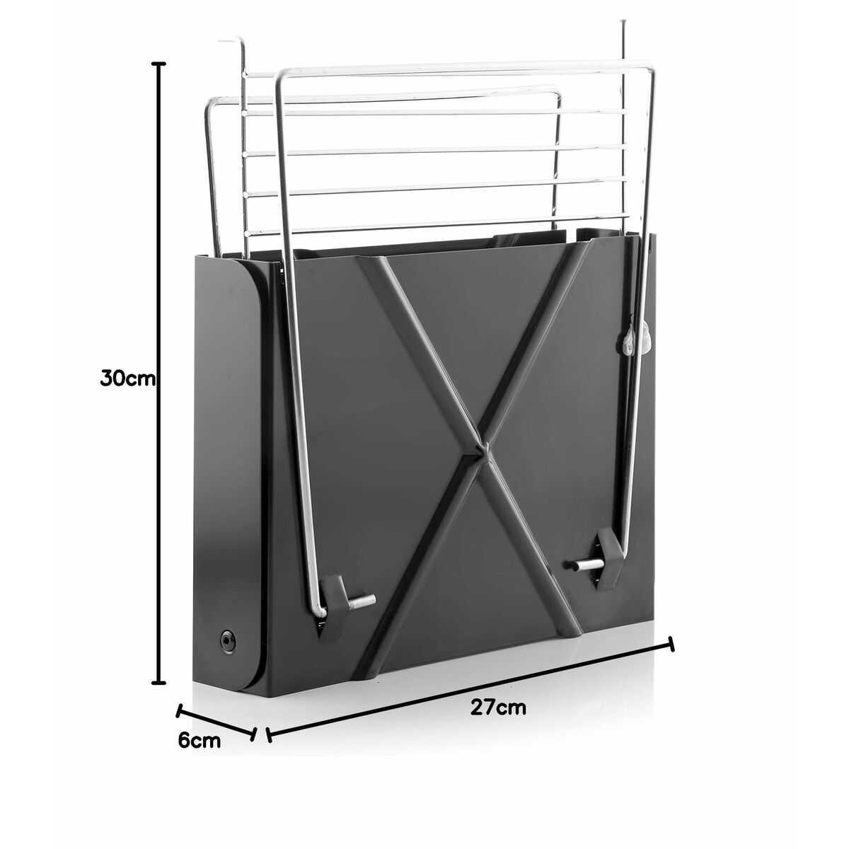 Mini Barbacoa Plegable Portátil para Carbón InnovaGoods Acero Inoxidable (Reacondicionado B)