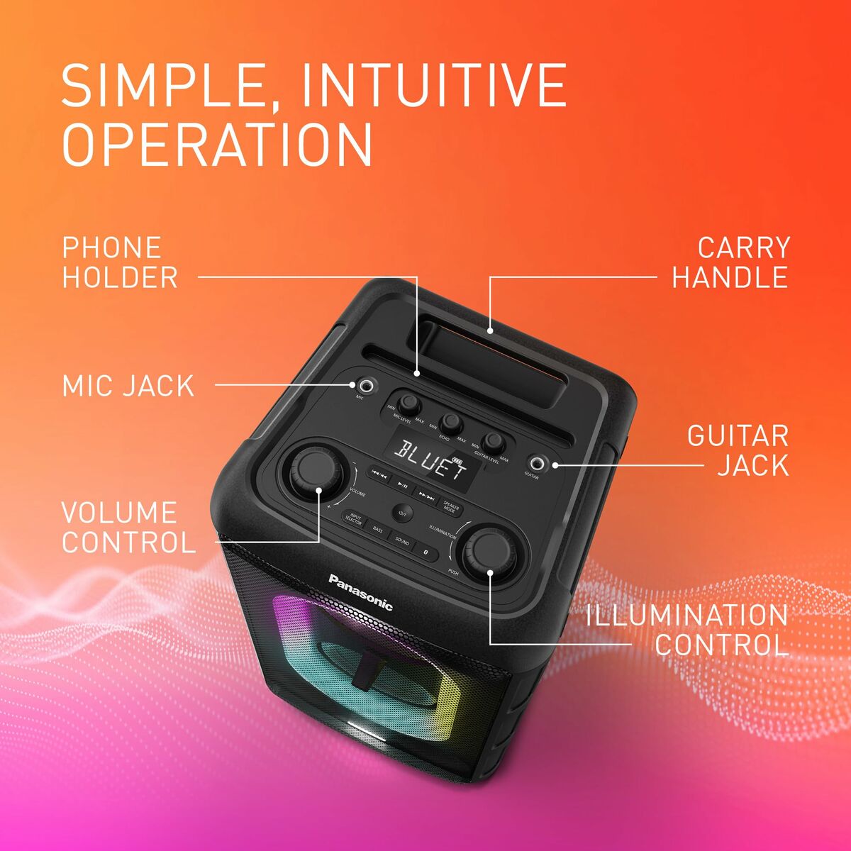 Altavoz Bluetooth Panasonic SC-BMAX10E-K Negro 150 W (Reacondicionado A)