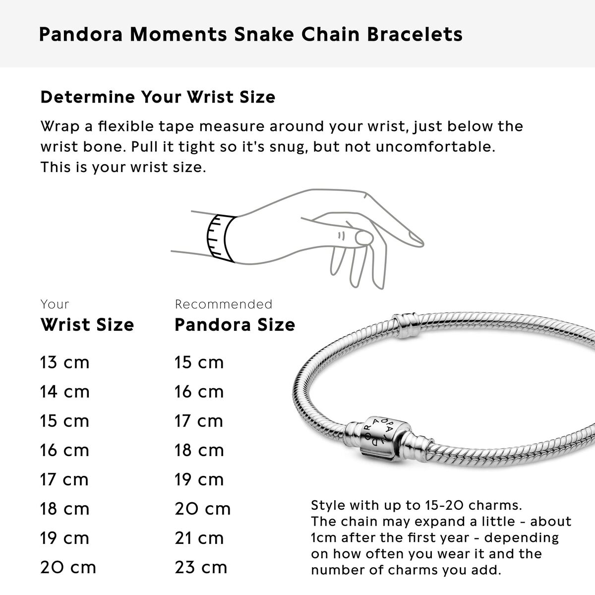 Pulsera Mujer Pandora 598816C00-18 18 cm (Reacondicionado B)