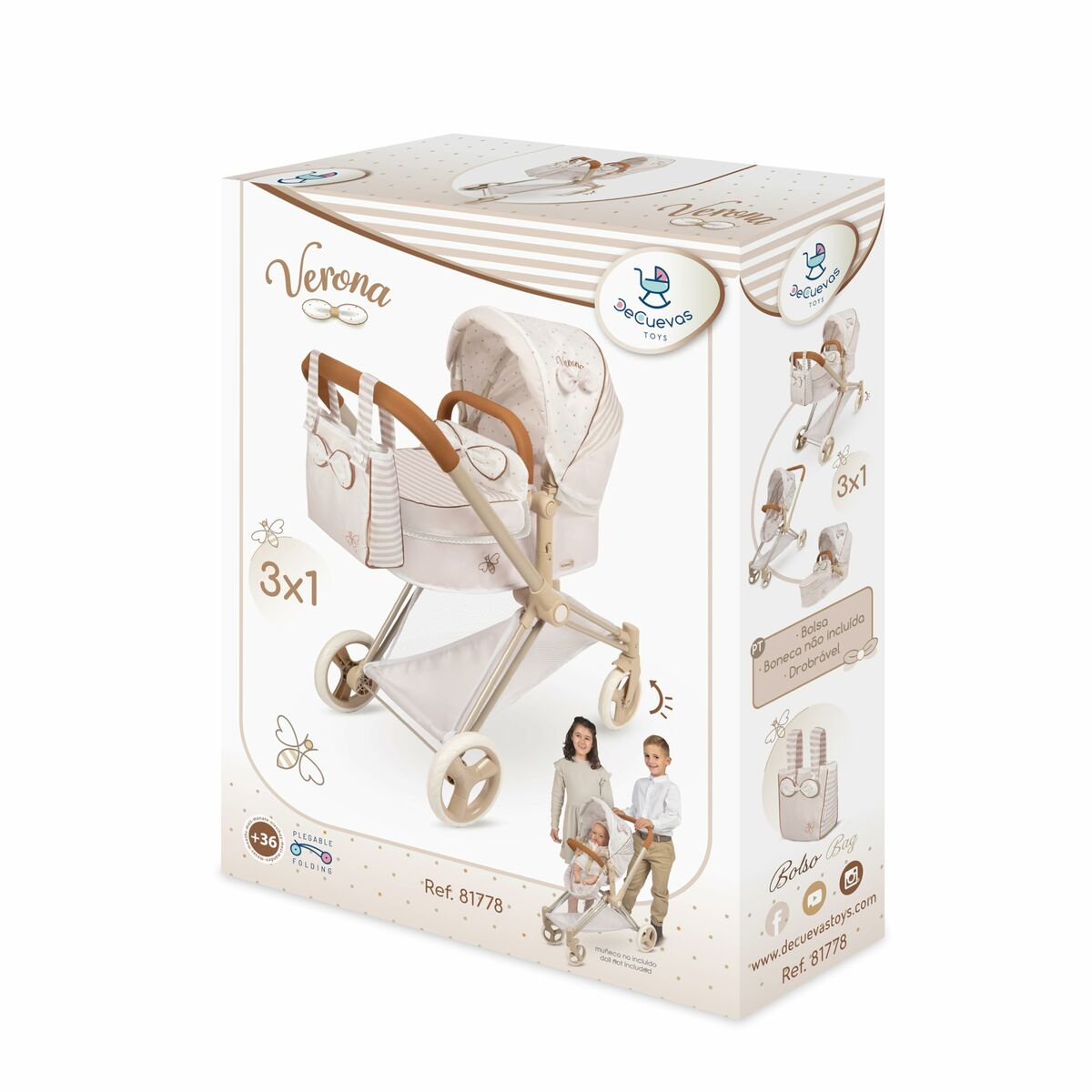 Carrito para Muñecas Decuevas (Reacondicionado B)